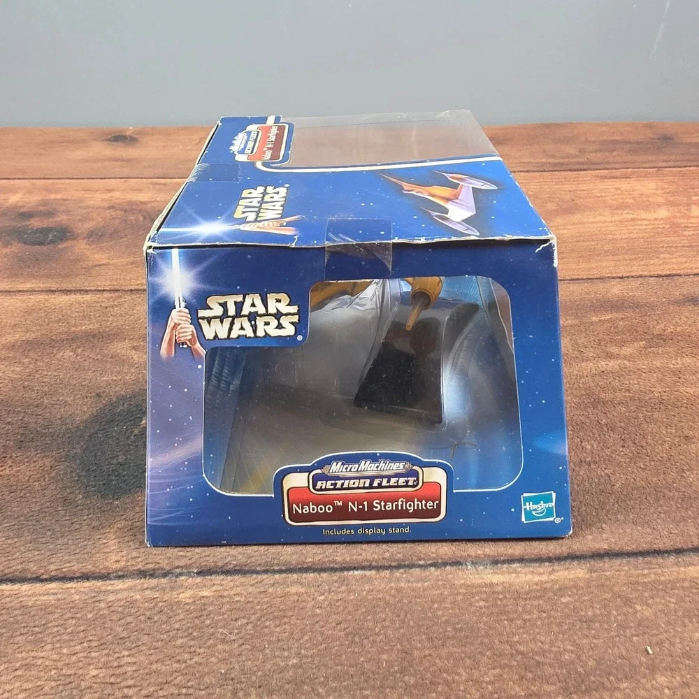 Hasbro Star Wars Naboo N-1 Starfighter Kids OS Yellow Good Action Fleet Toy